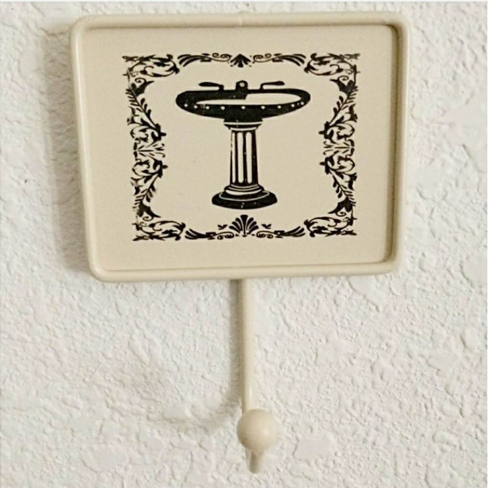 Bathroom Wall Decorative Metal Hook